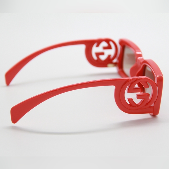 NEW GUCCI SUNGLASSES GG1325S 005 SQUARE RED WOMEN GUCCI EYEWEAR main image 15